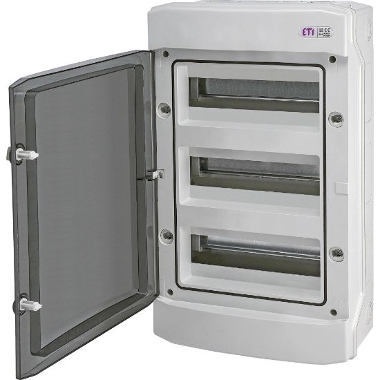  Зображення Розподільний щит ETI ECH 36PT (36 модулів зовн. встан. IP65) (1101064) 