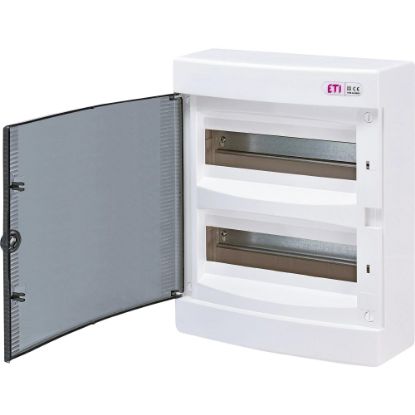  Зображення Розподільний щит ETI ECT 24PT (24 модуля прозорі дверцята) (1101003) 