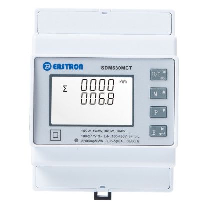  Зображення Лічільник Three phase energy meter Eastron SDM 630MCT-ETL (ESCT-T36 500A/1A) 