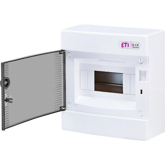  Зображення Розподільний щит ETI ECT 8PT (8 модулів прозорі дверцята) (1101000) 