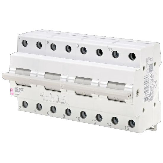  Зображення Автоматичний вимикач ETI ETIMAT 10 3p+N C 80А (20 kA) (2136731) 